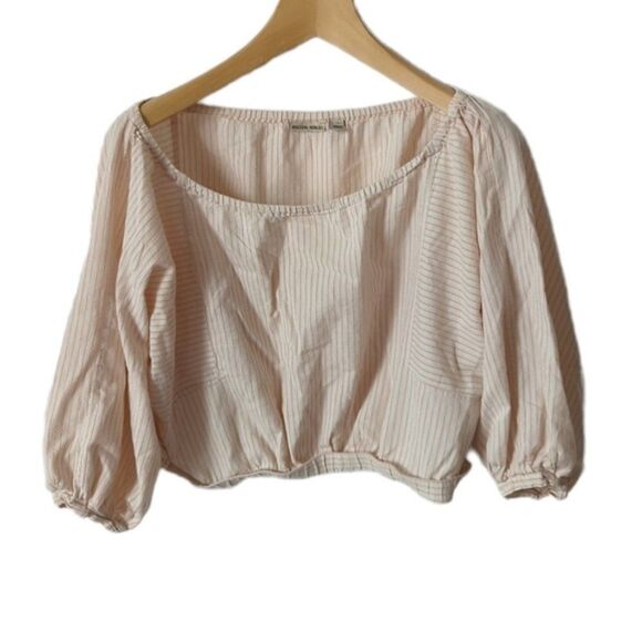Anthropologie Holding Horses Aria Striped Off-the-Shoulder Top - Picture 4 of 8